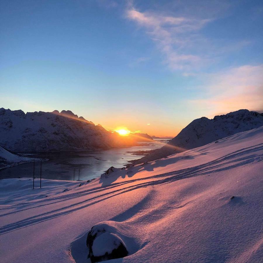 Pilan Lodge Lofoten Vestpollen Eksteriør billede